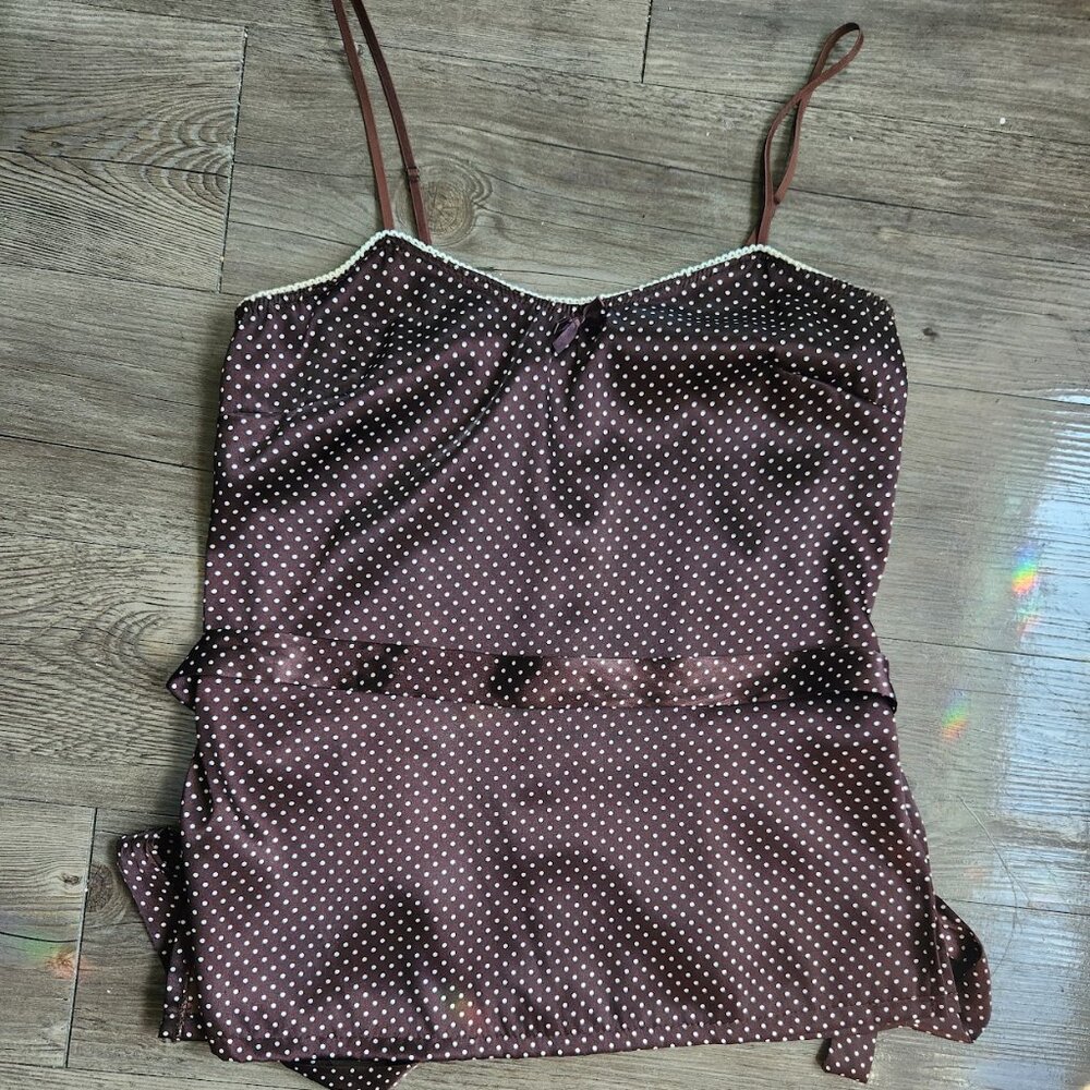 Brown dress shirt